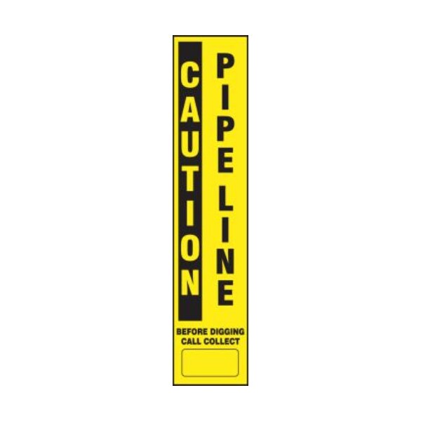 Accuform UTILITY LINEMARKING LABEL ONLY FMK324 - FMK324