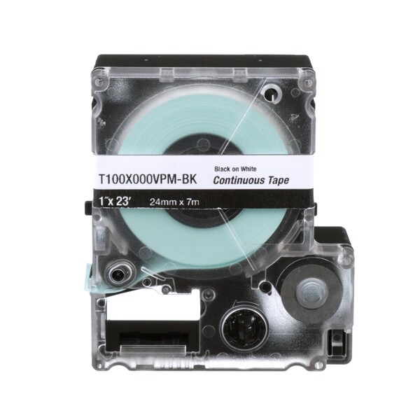 Panduit Mp Cassette, Continuous Tape, Vinyl, 1.0 - T100X000VPM-BK