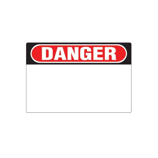 Panduit Thermal Transfer Polyester, DANGER Label - C400X600A41