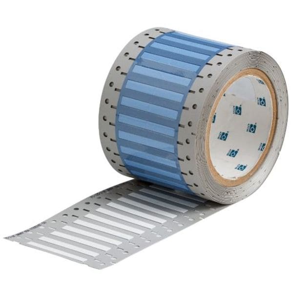 Brady 2" x 15/64" White Label, Irradiated Polyolefin, PS-125-2-WT - PS-125-2-WT