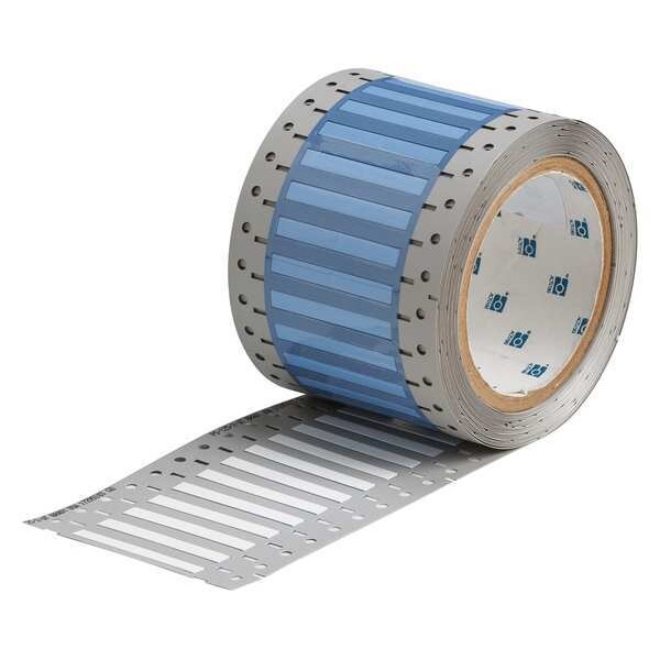 Brady 2" x 15/64" White Label, Irradiated Polyolefin, PS-125-2-WT - PS-125-2-WT