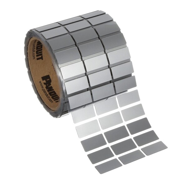 Panduit Raised Panel Label, Component, 1.0"W x 0.5"H, C100X050AMT, PK 500 - C100X050AMT