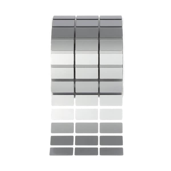 Panduit Raised Panel Label, Component, 1.0"W x 0.5"H, C100X050AMT, PK 500 - C100X050AMT