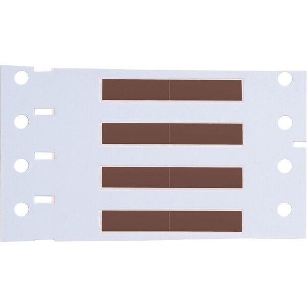 Brady 3/4" x 3/16" Brown Wire Marking Sleeves - PS-094-150-BR-2