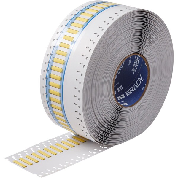 Brady BSP45 Series PermaSleeve Heat Shrink Polyolefin Wire Marking Sleeves, 0.125 in. Dia x 1 in. W, Yellow - SA-3PS-125-1-YL