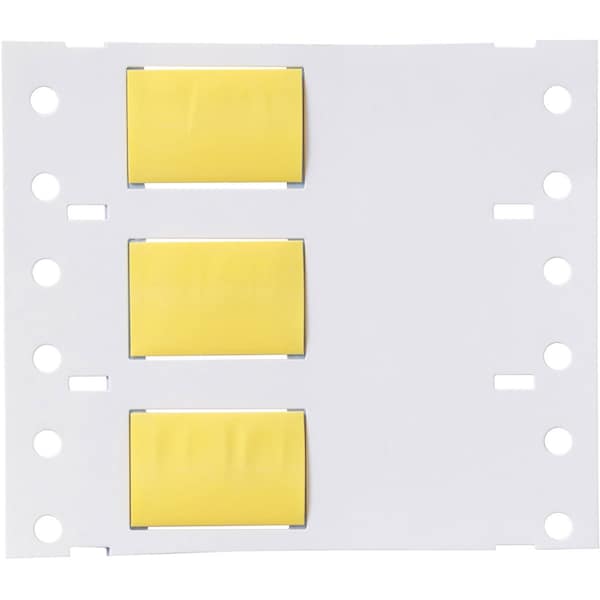 Brady BSP45 Series PermaSleeve Heat Shrink Polyolefin Wire Marking Sleeves, 0.375 in. Dia x 1 in. W, Yellow - SA-3PS-375-1-YL