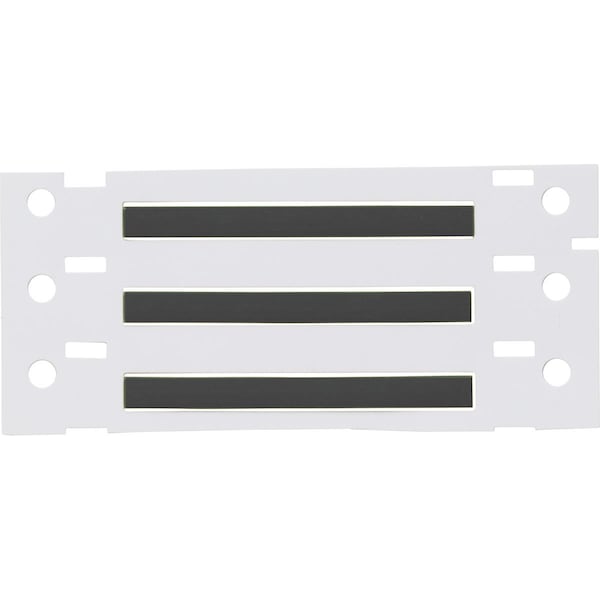 Brady Write On Black Wire Marker Sleeves, PermaSleeve(R) Polyolefin, HX-094-2-BK - HX-094-2-BK