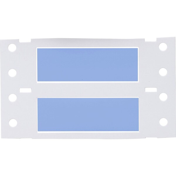 Brady PermaSleeve HX Heat Shrink Double Sided Wire Marking Sleeves, 0.25 in. x 2 in. W, Blue, Roll of 7500 - 2HX-250-2-BL-J