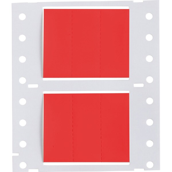 Brady PermaSleeve HX Heat Shrink Double Sided Wire Marking Sleeves, Red, 1 in. Dia x 0.67 in. W - 2HX-1000-2-RD-3