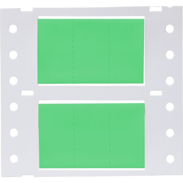 Brady PermaSleeve HX Heat Shrink Double Sided Wire Marking Sleeves, Green, 0.75 in. Dia x 0.67 in. W - 2HX-750-2-GR-3