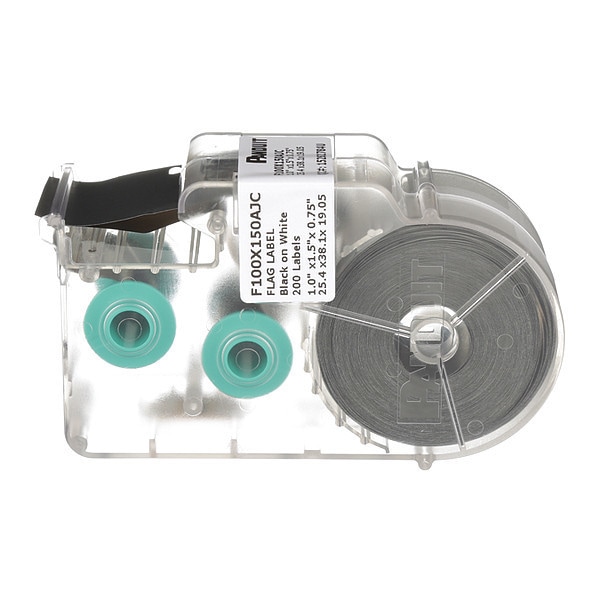 Panduit P1 Poly Flag Cass, 1" x 1.5", Wh - F100X150AJC
