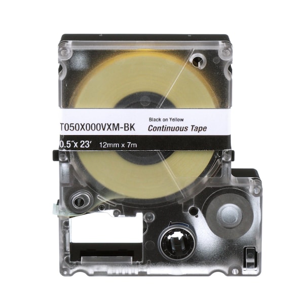 Panduit Mp Cassette, Continuous Tape, Vinyl, .50 - T050X000VXM-BK