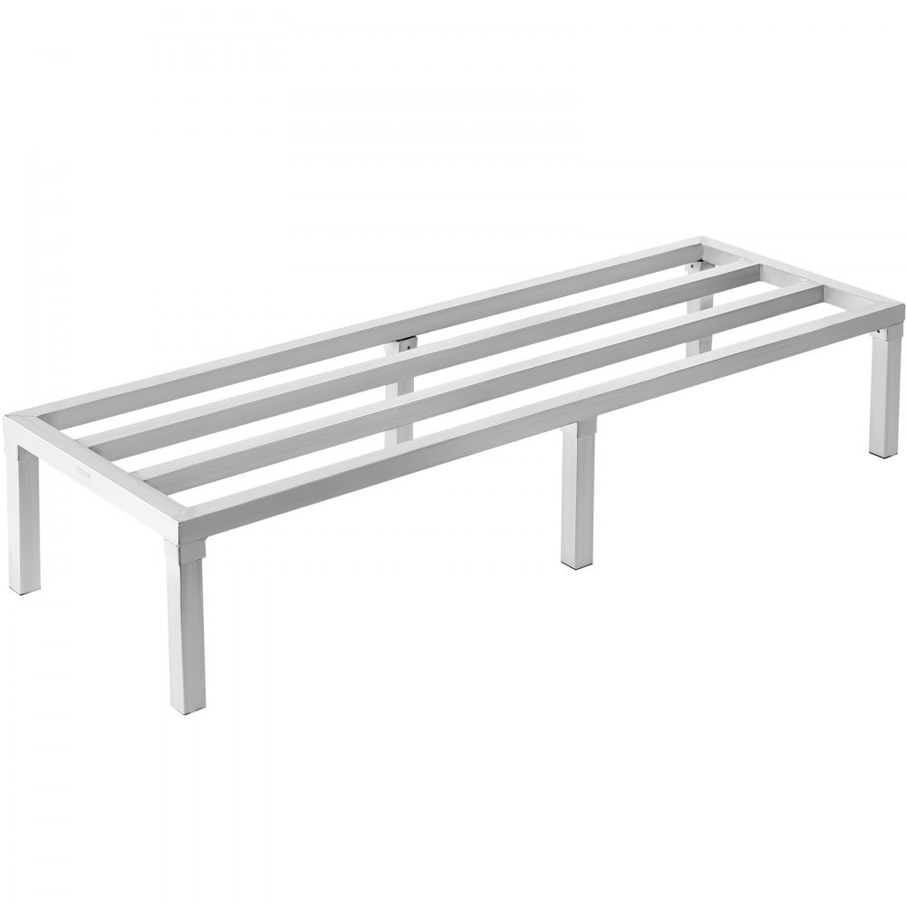 Newly Upgraded！VEVOR Aluminum Dunnage Rack Stationary Dunnage Rack 60” x 20” x 12” Storage Rack - LHJZWJHJK60XRTEQDV0
