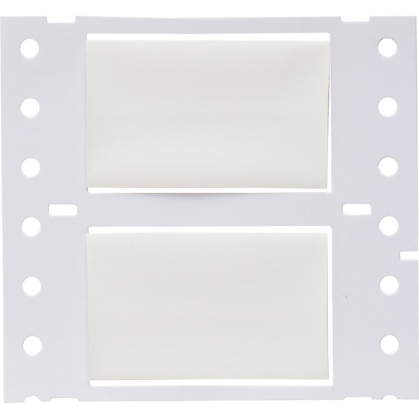 Brady PermaSleeve HX Heat Shrink Double Sided Wire Marking Sleeves, 0.75 in. Dia x 2.3 in. W, White - 2HX-750-2.3-WT