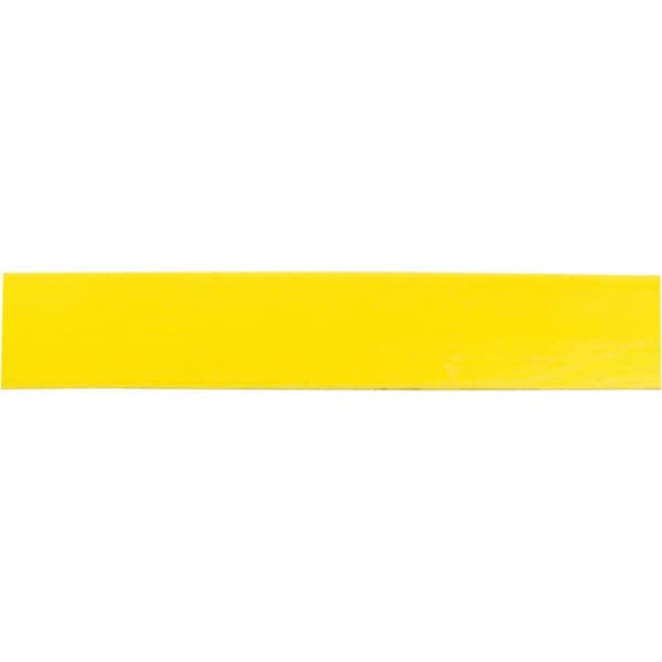 Brady 3 in. Core PermaSleeve HX Heat Shrink Wire Marking Sleeves, 0.25 in. Dia x 175' L, Yellow - HX-C-250-YL-J