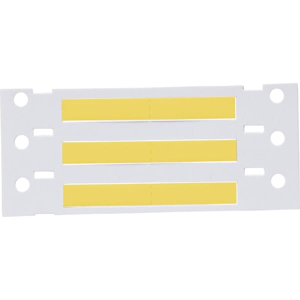 Brady PermaSleeve HX Heat Shrink Double Sided Wire Marking Sleeves, 0.187 in. Dia x 1.15 in. W, Yellow - 2HX-187-2.3-YL-2