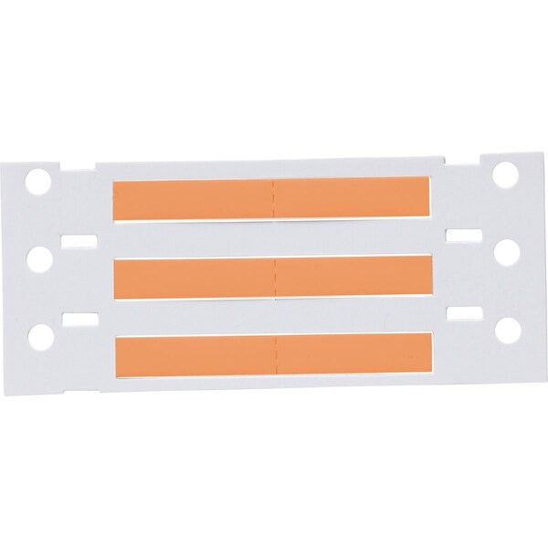 Brady PermaSleeve HX Heat Shrink Double Sided Wire Marking Sleeves, Orange, 0.094 in. Dia x 1 in. W - 2HX-094-2-OR-2