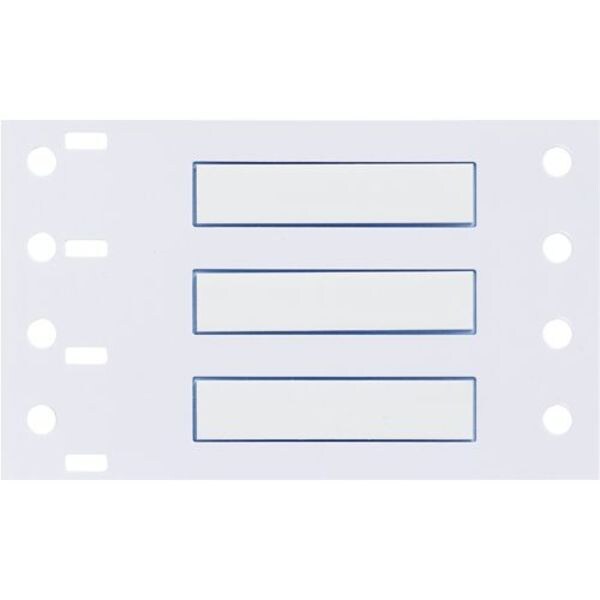 Brady 1-1/2" x 11/32", Wire Marker, Wire Sleeve, Write On Legend, White - PS-187-150-WT-S