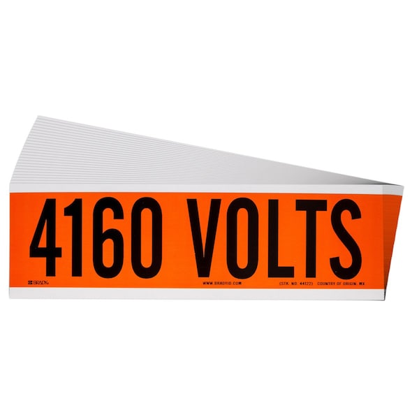 Brady Conduit and Voltage Sign and Labels, PK25 - 152325