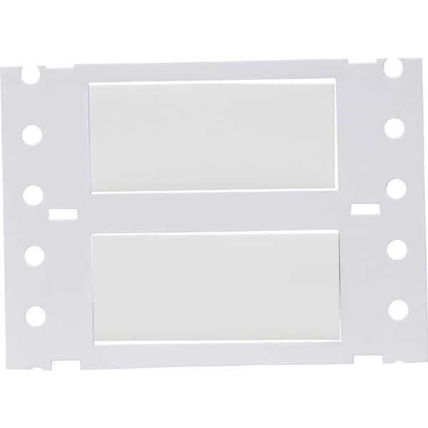 Brady 1-31/32" x 53/64" White Wire Sleeve - 2HX-500-2-WT-J