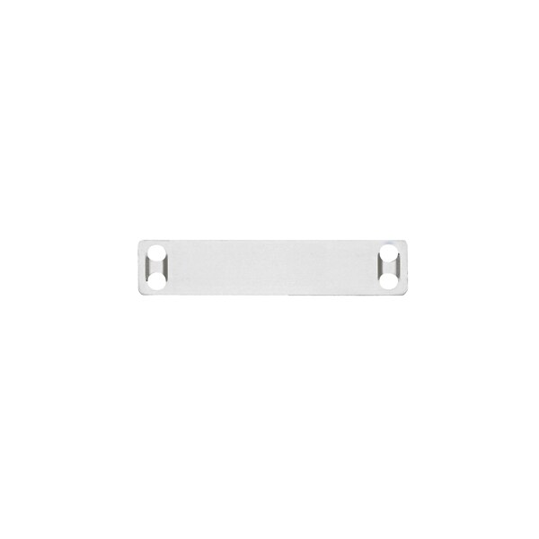 Panduit Marker Plate, 304 SS, 4 Hole, 3.5" x .75 - MMP350-M