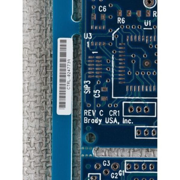 Brady White Polyimide Wire Marker, THT-42-717-10 - THT-42-717-10