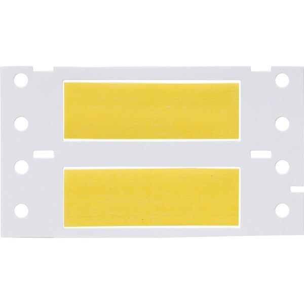 Brady 2" x 41/64" Yellow Wire Marking Sleeves, 3FR-375-2-YL - 3FR-375-2-YL