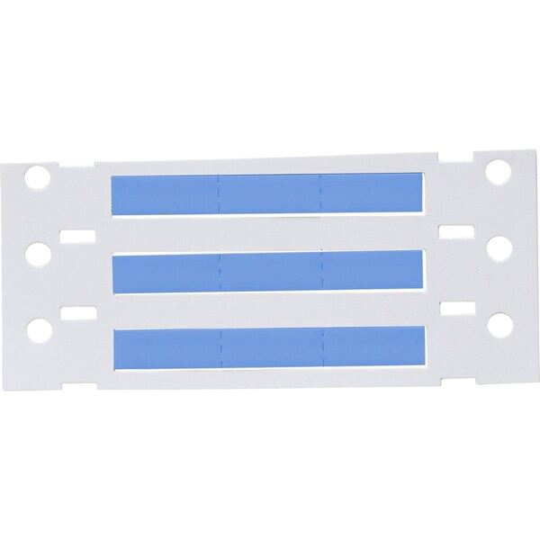 Brady PermaSleeve HX Heat Shrink Double Sided Wire Marking Sleeves, Blue, 0.094 in. Dia x 0.67 in. W - 2HX-094-2-BL-3