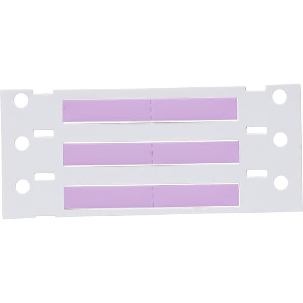 Brady PermaSleeve HX Heat Shrink Double Sided Wire Marking Sleeves, Violet, 0.125 in. Dia x 1 in. W - 2HX-125-2-VT-2