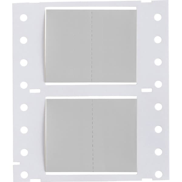 Brady PermaSleeve HX Heat Shrink Double Sided Wire Marking Sleeves, Gray, 1 in. Dia x 1 in. W - 2HX-1000-2-GY-2