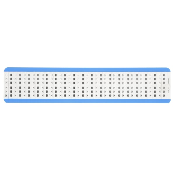 Panduit Pre-Printed WM Card, Vinyl Cloth, 0.25" - PCM-H