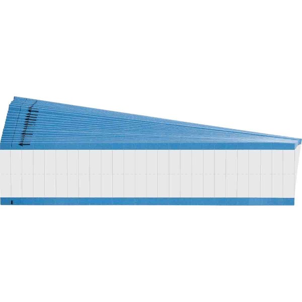 Brady NEMA Wire Marker Repositionable Vinyl Cloth 1.50in H x 0.25in W White PK/25 Crds, 25PK - WM-COL-WT-PK