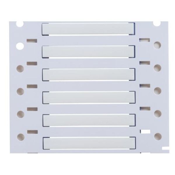 Brady 2" x 15/64" White Label, Irradiated Polyolefin, 3PS-125-2-WT - 3PS-125-2-WT