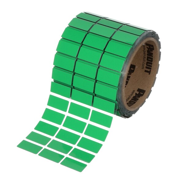 Panduit Raised Panel Label, Component, 1.0"W x 0.5"H, C100X050AST, PK 500 - C100X050AST