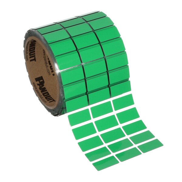 Panduit Raised Panel Label, Component, 1.0"W x 0.5"H, C100X050AST, PK 500 - C100X050AST