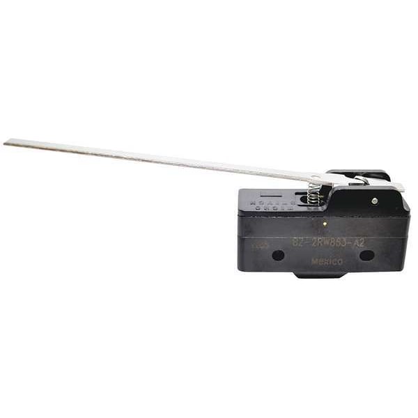Interruptor de Acción Rápida Industrial Honeywell, Bisagra, Actuador de Palanca, SPDT, Calificación de Contacto de 15A @ 120V AC - BZ-2RW863-A2