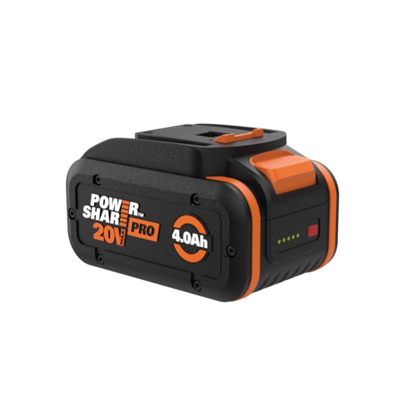 Worx 20V Power Share PRO High Capacity Battery, MAX Lithium-Ion, 4.0 Ah - WA3674