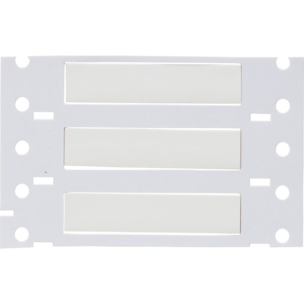 Brady PermaSleeve HX Heat Shrink Double Sided Wire Marking Sleeves, 0.25 in. Dia x 2.3 in. W, White - 2HX-250-2.3-WT