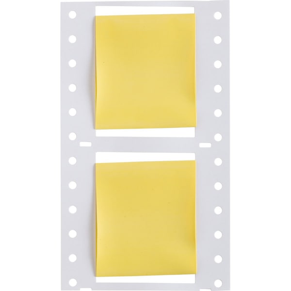 Brady Double Sided PermaSleeve Fluid Resistant Wire Marking Sleeves, 1.5 in.x 2 in., 250/RL, Yellow - 2FR-1500-2-YL