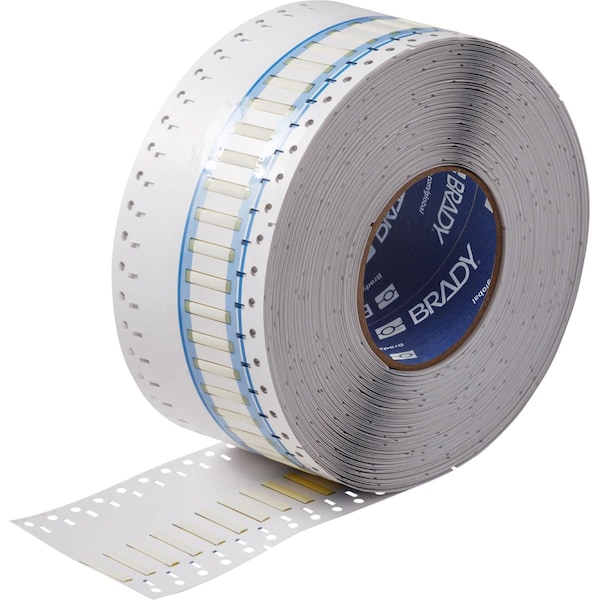 Brady BSP45 Series PermaSleeve Heat Shrink Polyolefin Wire Marking Sleeves, 0.094 in. Dia x 1 in. W, White - SA-3PS-094-1-WT