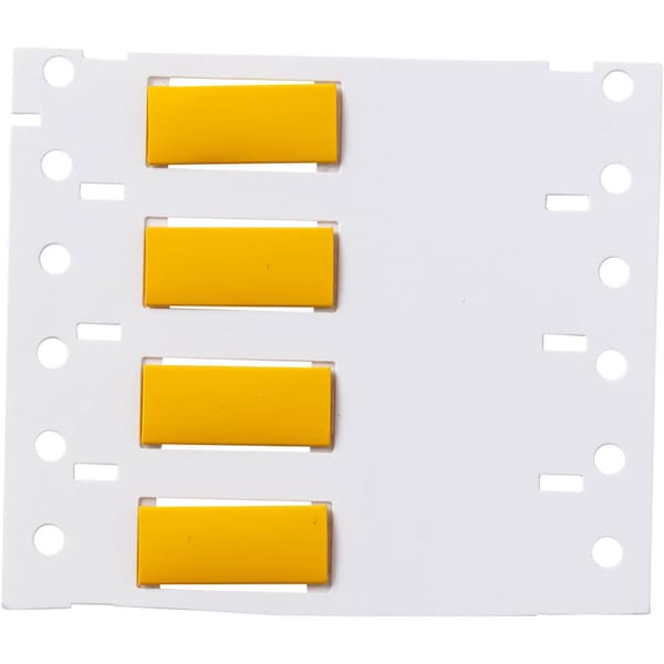 Brady BSP45 Series PermaSleeve Low Smoke Zero Halogen Wire Marking Sleeves, 0.25 in. Dia x 1 in. W, Yellow - SA-2LSZH-250-1-YL