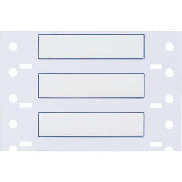 Brady 2" x 7/16" White Label, Irradiated Polyolefin, PS-250-2-WT - PS-250-2-WT