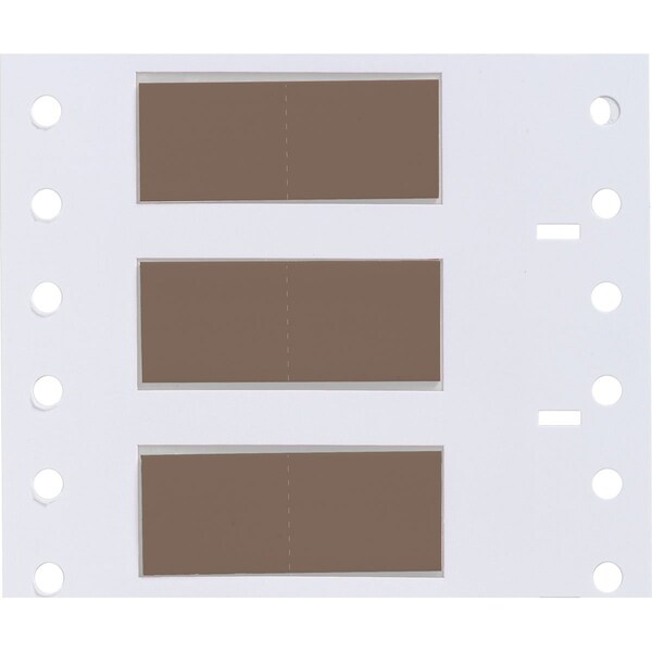 Brady 3/4" x 7/16" Brown Wire Marking Sleeves - PS-250-150-BR-2