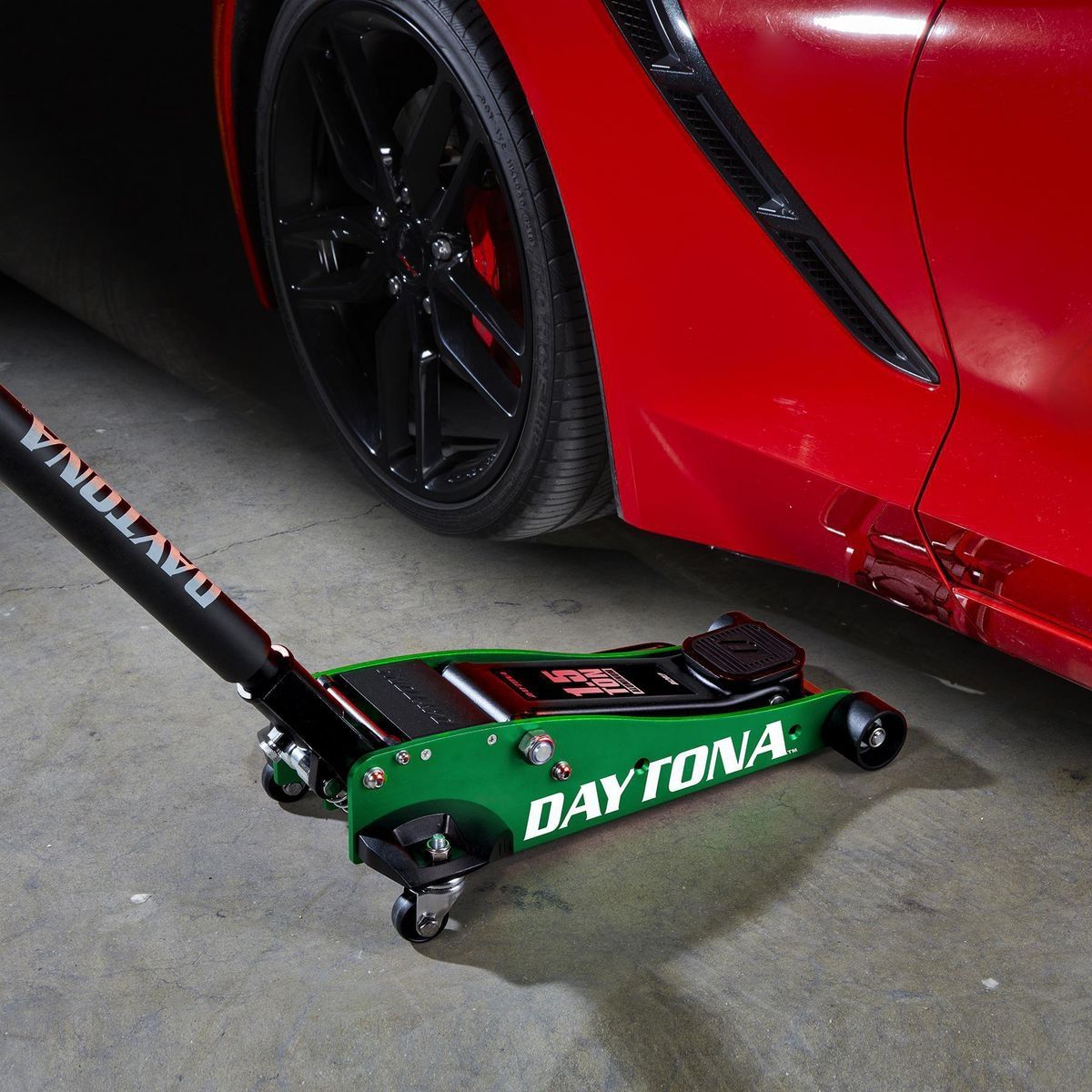 Gato de piso de aluminio de la serie profesional de carreras Daytona 1.5 toneladas con BOMBA RÁPIDA - 58206