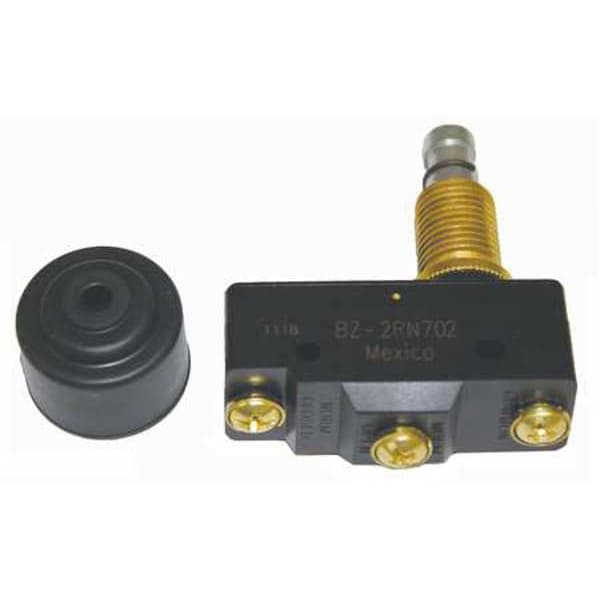 Interruptor de Acción Instantánea Industrial Honeywell, Montaje en Panel, Actuador de Émbolo, SPDT, Clasificación de Contacto 15A @ 120V AC - BZ-2RN702