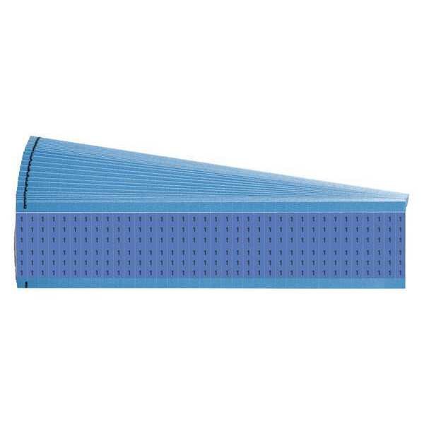 Brady Wire Markers, Legend 1, Black/Blue, PK25 - WM-1-BL-PK