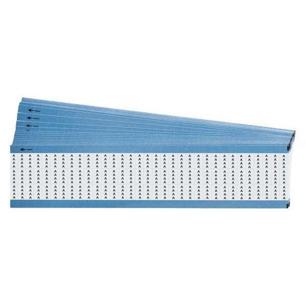 Brady Wire Markers, Legend A, Black/White, PK25, TMM-A-PK - TMM-A-PK