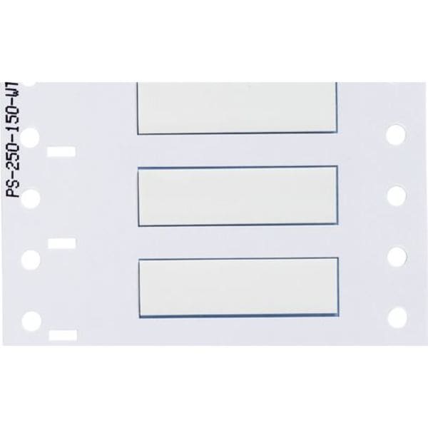 Brady 1-1/2" x 7/16", Wire Marker, Wire Sleeve, Write On Legend, White - PS-250-150-WT-S