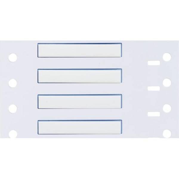 Brady 1-1/2" x 15/64", Wire Marker, Wire Sleeve, Write On Legend, White - PS-125-150-WT-S