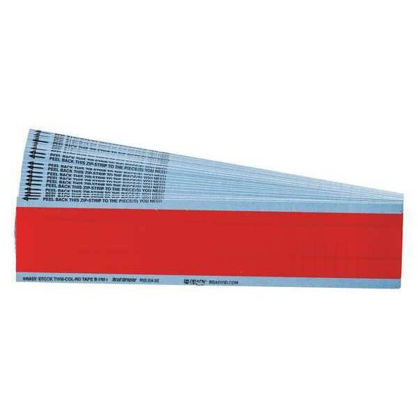 Brady Wire Markers, NEMA, Color Red, PK25 - TWM-COL-RD-PK